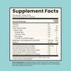 Supplements facts. Serving size: 1 scoop (12g). About 30 servings per container.